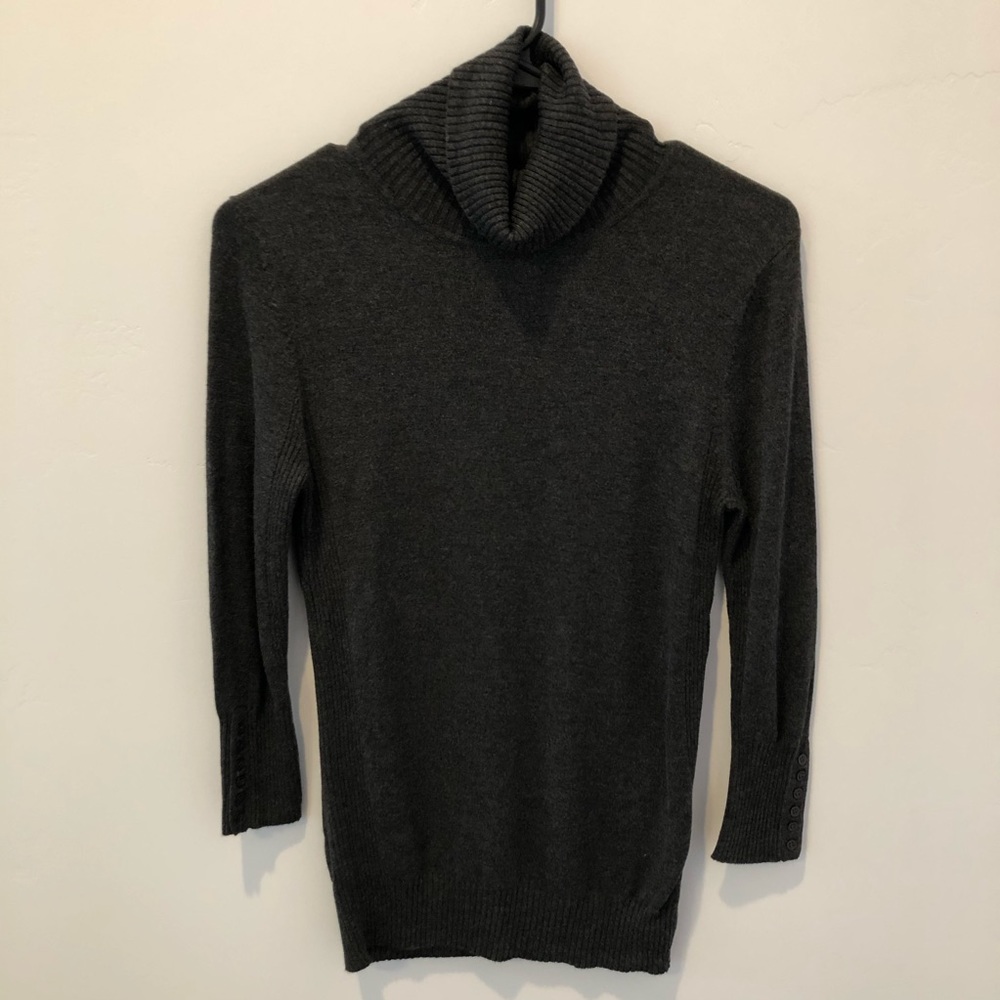 Express Grey Turtleneck Sweater Sz Small